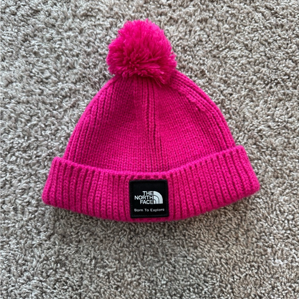 The North Face Kids' Bright Pink Beanie